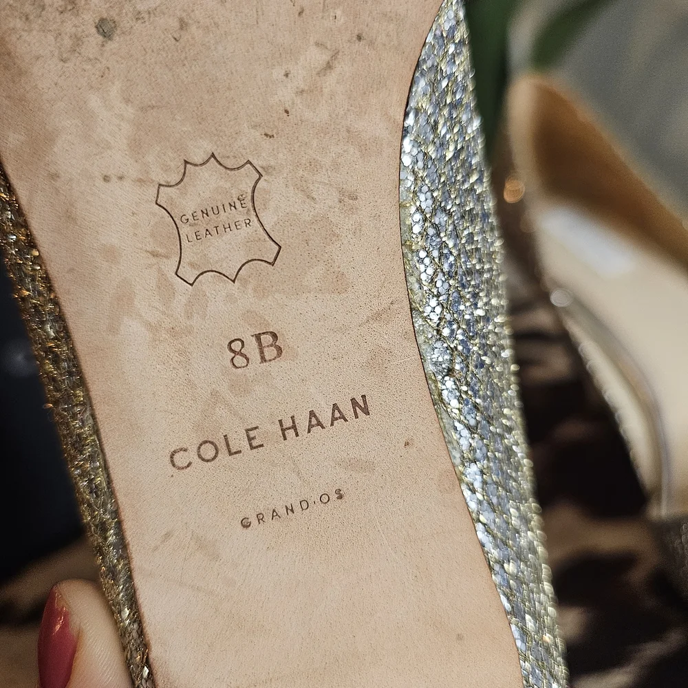 Cole Haan Antonia Peep-Toe Heels - Picture 7 of 8